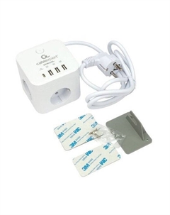 Сетевой фильтр CUBE-3-CU3-W-1.5 Cablexpert