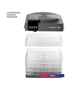 Сушилка для овощей и фруктов GL2630 (серый) Galaxy line