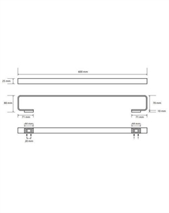 Держатель для полотенца Solo 139104282 Bemeta