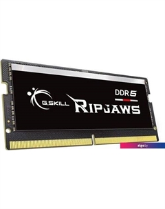 Оперативная память Ripjaws 16ГБ DDR5 SODIMM 4800МГц F5-4800S3838A16GX1-RS G.skill
