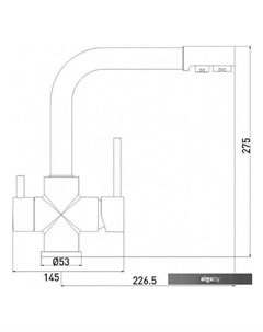Смеситель Ecolife 3120609MW Gross aqua