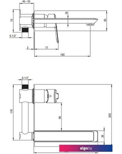 Смеситель Arnika BQA R54L (золото) Deante