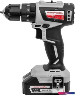 Ударная дрель-шуруповерт МиниМАКС ДАУ-10/18В 44 769.2.2.45 (с 2-мя АКБ 2.5 Ач) Интерскол