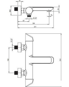 Смеситель Arnika Gold BR BQA R10M Deante
