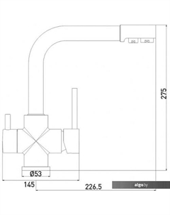 Смеситель Ecolife 3120609MB Gross aqua