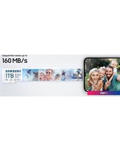 Карта памяти EVO Plus 2024 microSDXC 256GB (с адаптером) Samsung