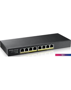 Управляемый коммутатор 2-го уровня GS1915-8EP-EU0101F Zyxel