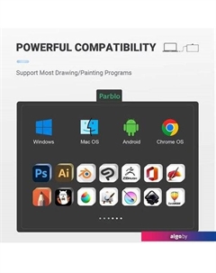 Графический планшет Parblo Ninos N10B (черный)