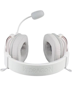 Наушники Zeus X (белый/розовый) Redragon