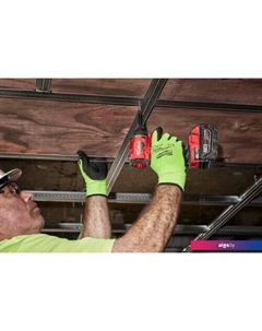 Текстильные перчатки HI-VIS CUT C XXL Milwaukee