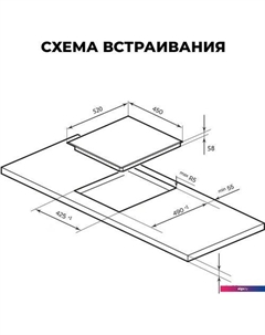 Варочная панель EVI 430 F DS Lex