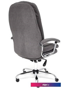 Кресло Softy LUX (флок, серый) Tetchair