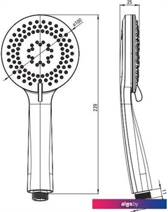 Душевая система Alpinia BXYZZGAM Deante