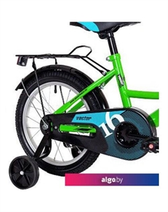 Детский велосипед Vector 16 2022 163VECTOR.GN22 (зеленый) Novatrack