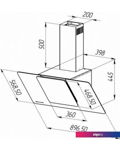 Кухонная вытяжка K 150.9 B Zigmund & shtain