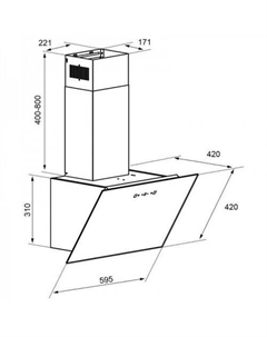 Кухонная вытяжка K 149.6 B Zigmund & shtain