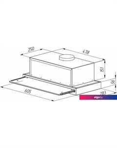 Кухонная вытяжка K 015.6 W Zigmund & shtain