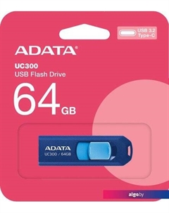 USB Flash UC300 64GB (синий/голубой) Adata