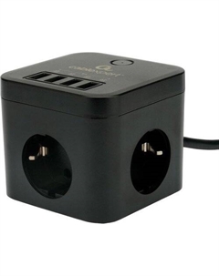 Сетевой фильтр CUBE-3-U4-B-1.5 Cablexpert