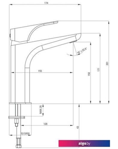 Смеситель Hiacynt Bianco BQH A20K Deante