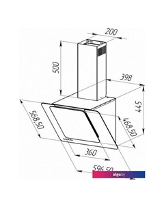Кухонная вытяжка K 150.6 B Zigmund & shtain
