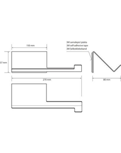 Держатель для туалетной бумаги Nivo 101104015 Bemeta