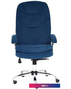 Кресло Softy LUX (флок, синий) Tetchair