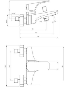 Смеситель Hiacynt Bianco BQH A10M Deante