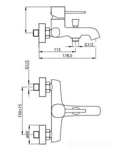 Смеситель Sirius 861000000 Damixa