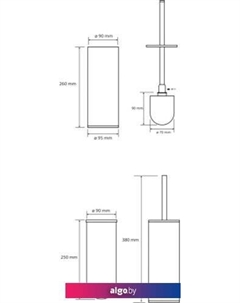 Ершик для унитаза Omega 102313057 Bemeta