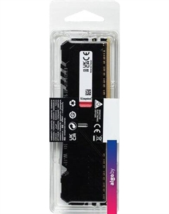 Оперативная память FURY Beast RGB 8ГБ DDR4 2666 МГц KF426C16BB2A/8 Kingston