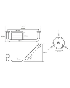 Поручень Omega 102307032 Bemeta