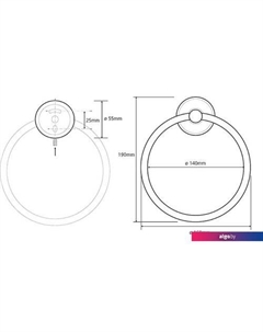 Держатель для полотенца Trend-I 104104068B Bemeta