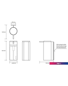 Дозатор для жидкого мыла Niva 101109225 Bemeta