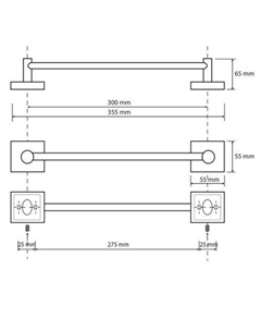Держатель для полотенца Beta 132104012 Bemeta