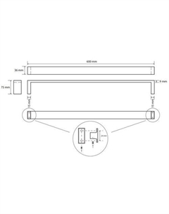 Держатель для полотенца Gamma 145804042 Bemeta