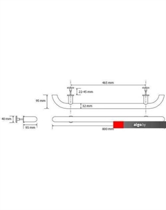 Поручень Help 301553010 (черный) Bemeta