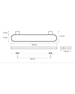 Держатель для полотенца Organic 157104401 Bemeta