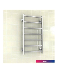 Полотенцесушитель Виктория нижнее подключение 1" 8 перекладин 80 см Ростела