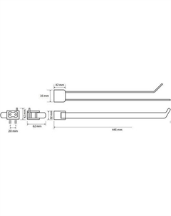 Держатель для полотенца Organic 157004101 Bemeta