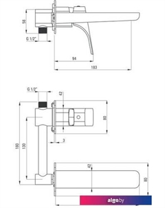 Смеситель Hiacynt BQH N54L Deante