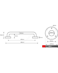 Поручень Help 301100402 Bemeta