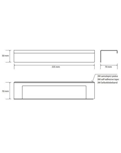 Полка для полотенца Niva 101112135 Bemeta