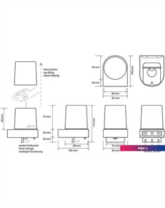 Дозатор для жидкого мыла Dark 104309320 Bemeta