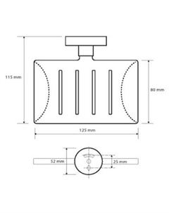 Мыльница Trend-I 104108082B Bemeta