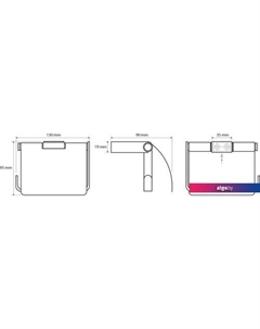 Держатель для туалетной бумаги Nero 135012010 Bemeta