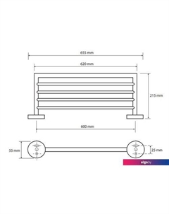 Полка для полотенца Omega 104205082 Bemeta