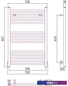 Полотенцесушитель Модус 800x500 00-0250-8050 Сунержа