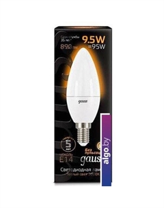 Светодиодная лампа LED Candle E14 9.5 Вт 3000 К 103101110 Gauss