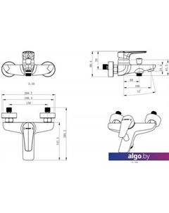 Смеситель Arden F6351385CP-01-RUS Bravat